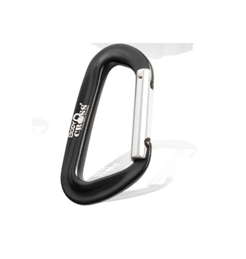 Karabiner mit BodyCROSS® Logo aus Aluminium