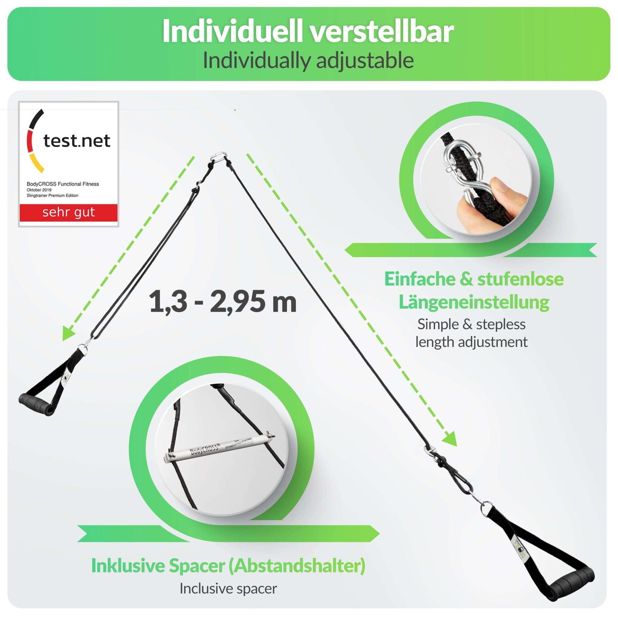 Slingtrainer mit Trainingsbuch