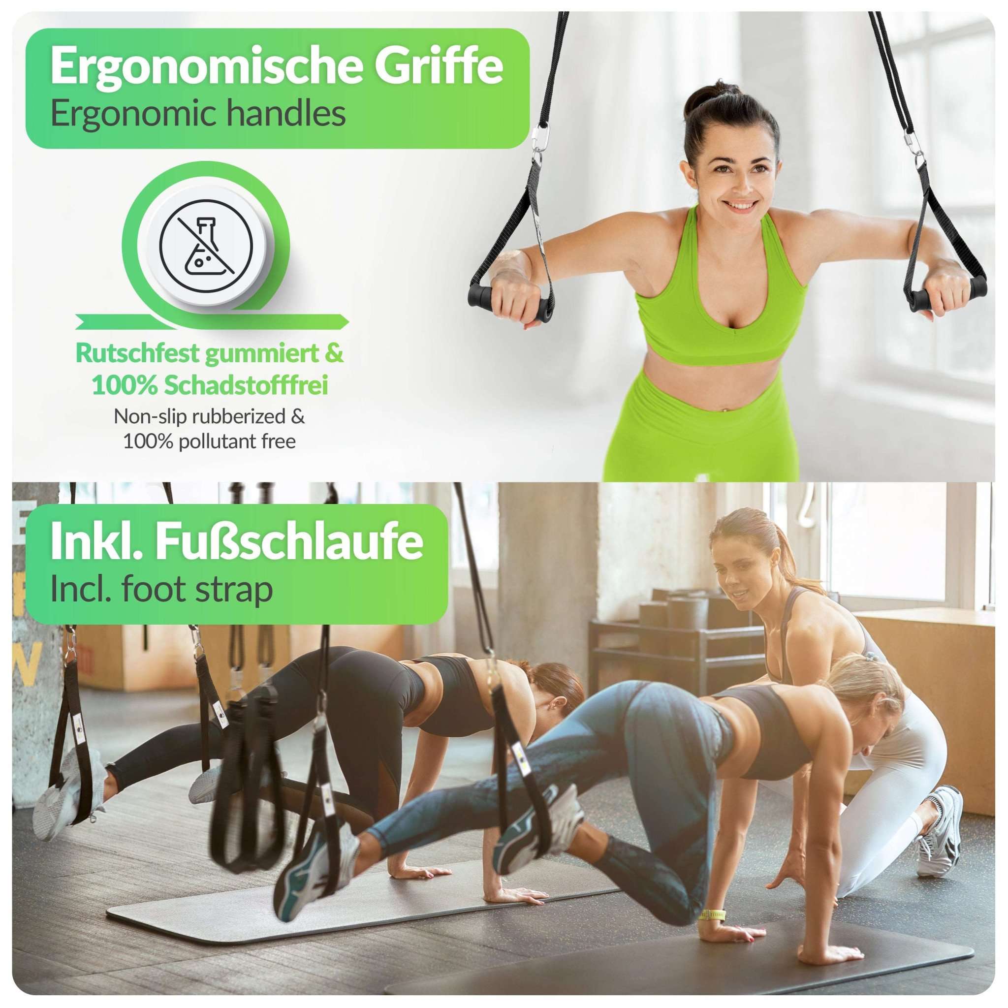 Slingtrainer mit Trainingsbuch